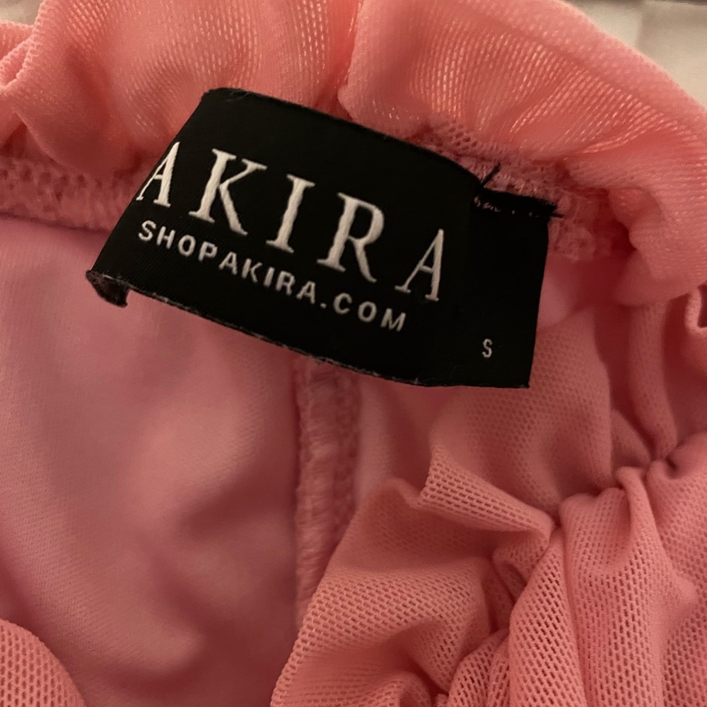 Pink Ruched Mini Dress - Picture 2 of 3